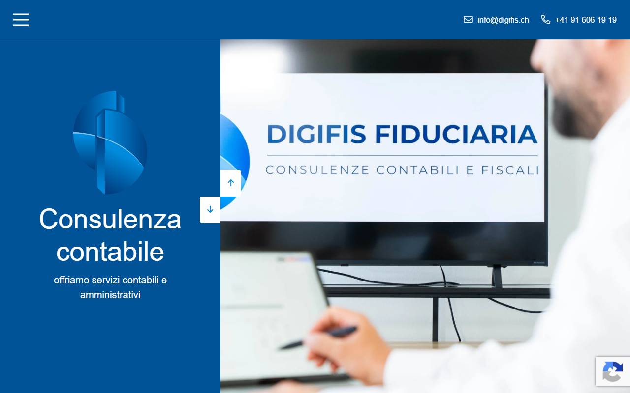 Anteprima del sito: Digifis Fiduciaria SA