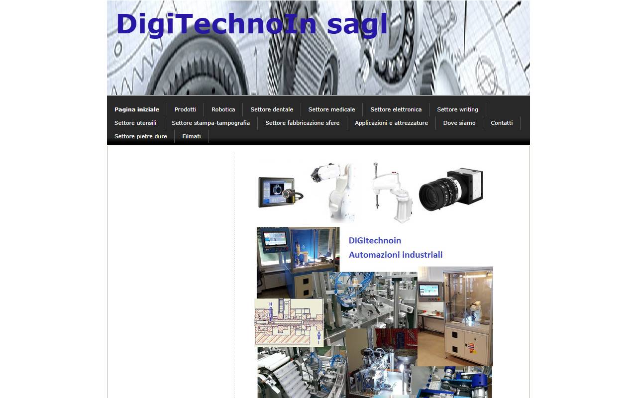 Anteprima del sito: Digitechnoin Sagl