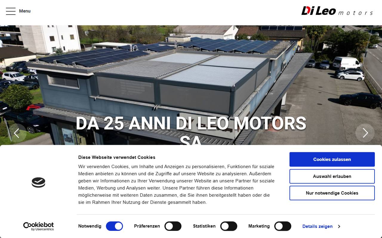 Anteprima del sito: Di Leo Motors SA