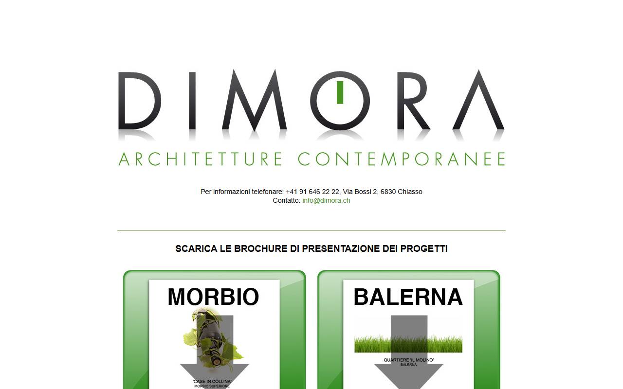 Anteprima del sito: DIMORA SA