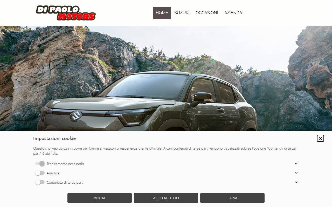 Anteprima del sito: Di Paolo Motors