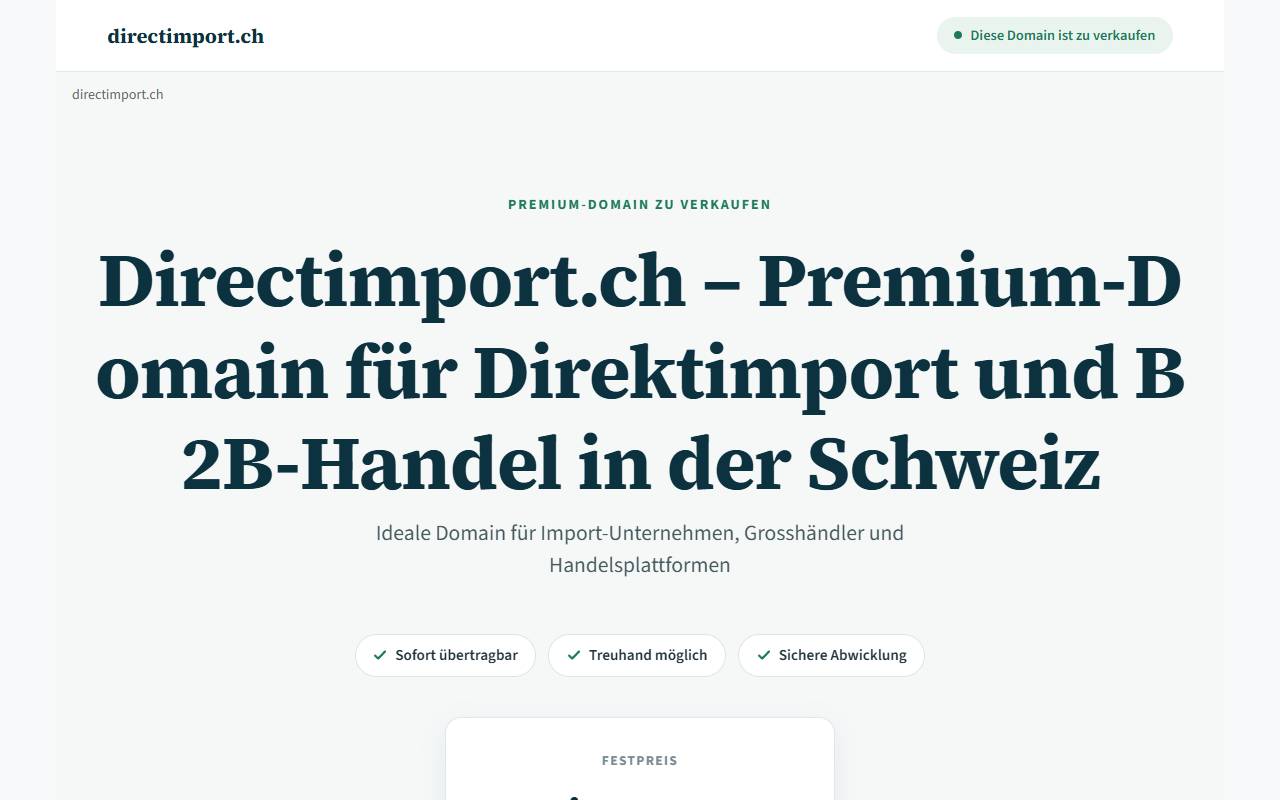 Anteprima del sito: Directimport di Carbognani & Zolk