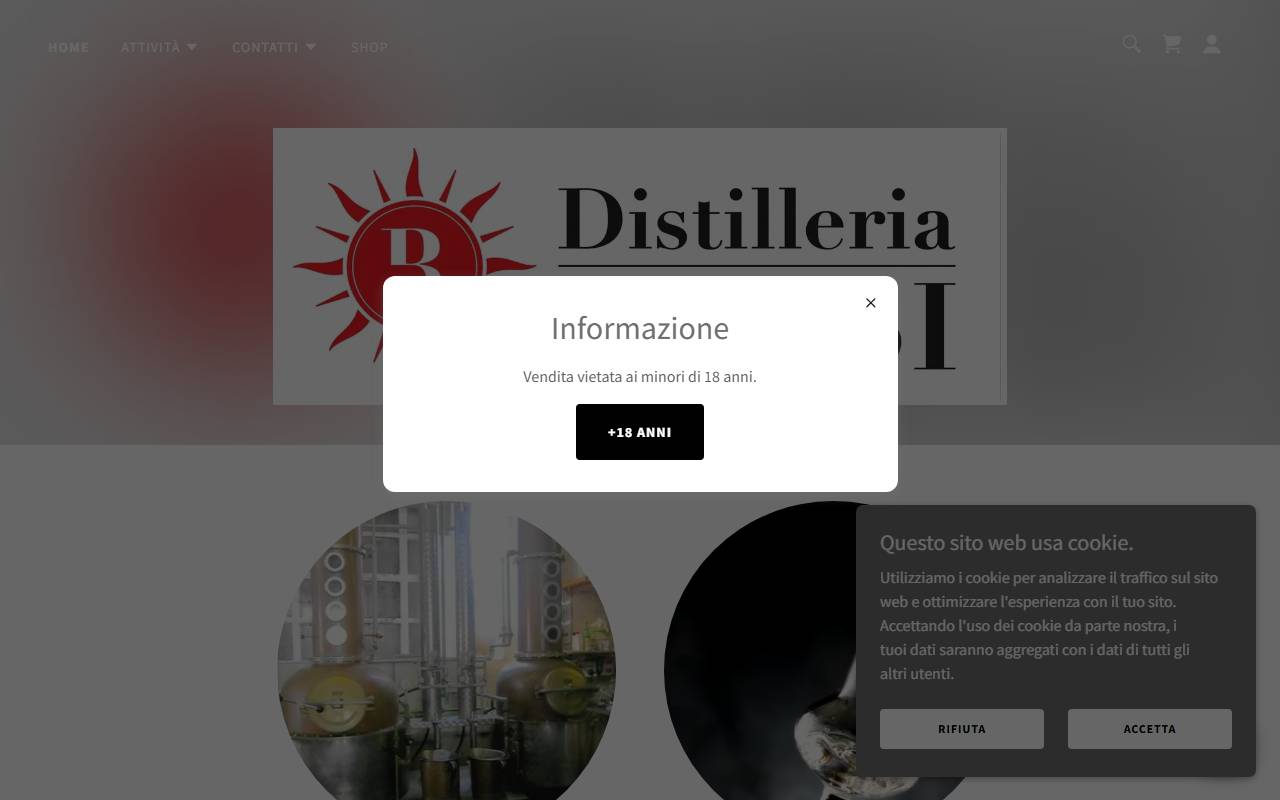 Anteprima del sito: Distilleria Rossi SA