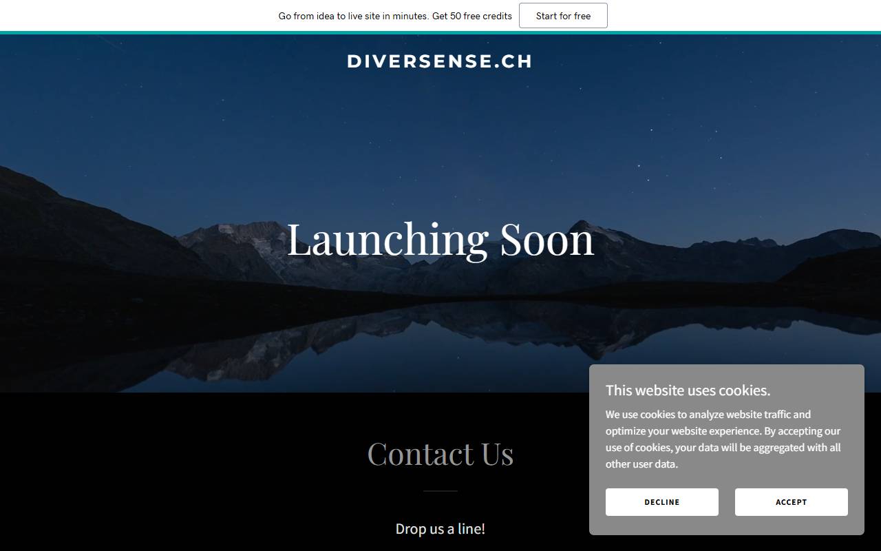 Anteprima del sito: Diversense Sagl