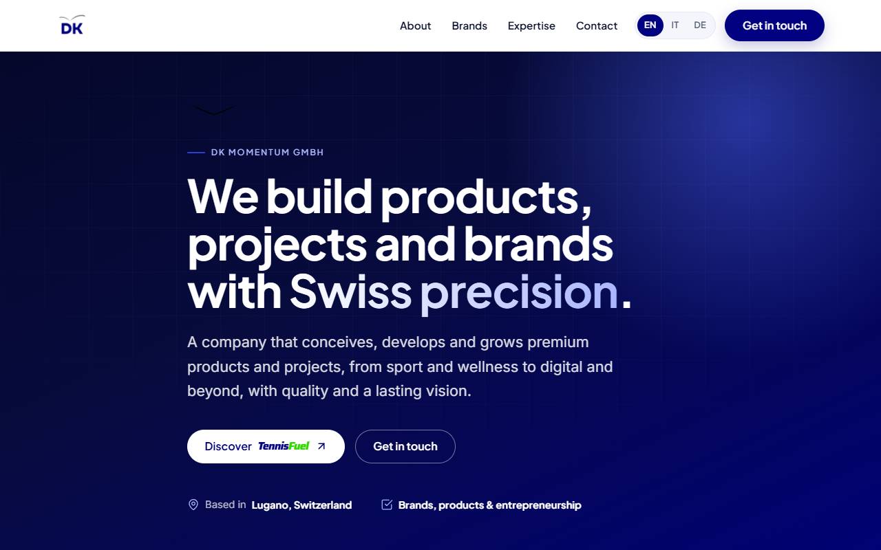 Anteprima del sito: DK Momentum GmbH