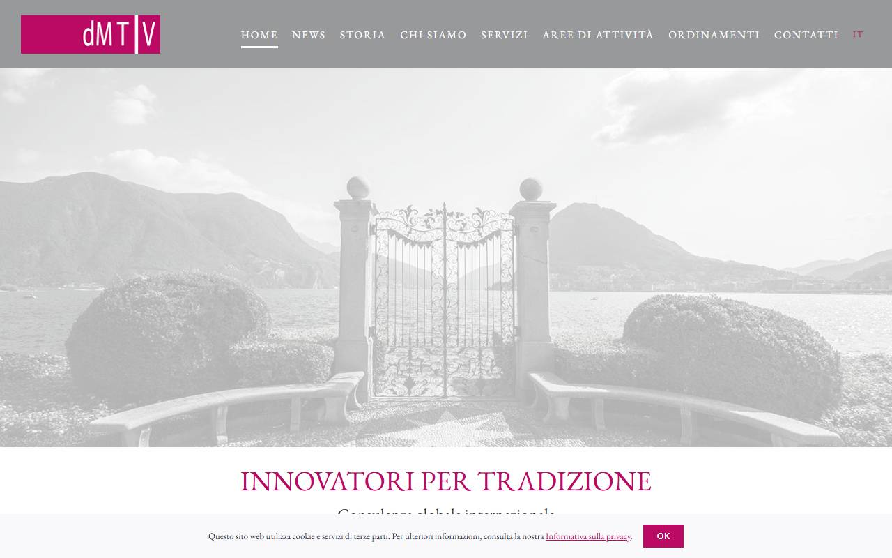 Anteprima del sito: dMTV International Sagl