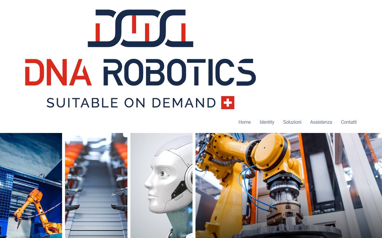 Anteprima del sito: DNA Robotics SA
