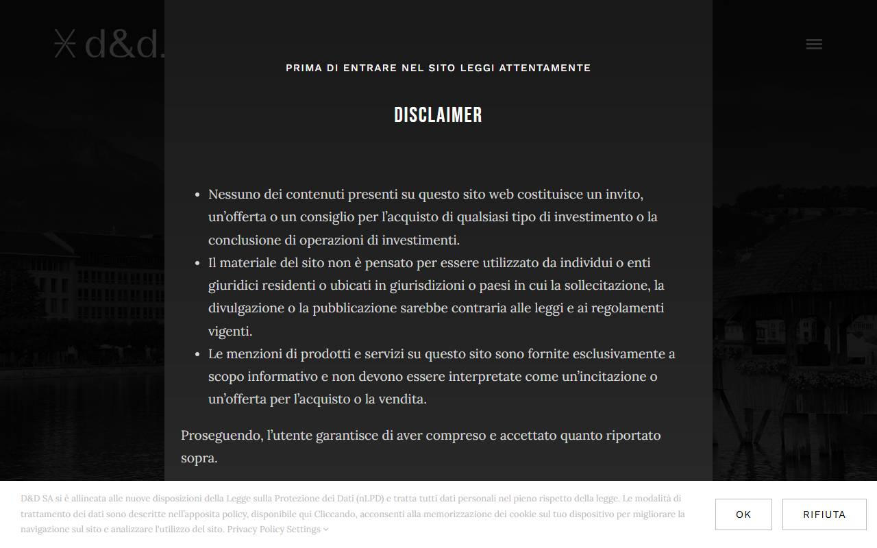 Anteprima del sito: D&D SA