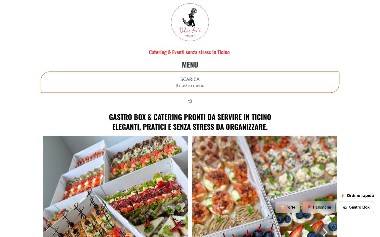 Anteprima del sito: Dolce Arte Sagl