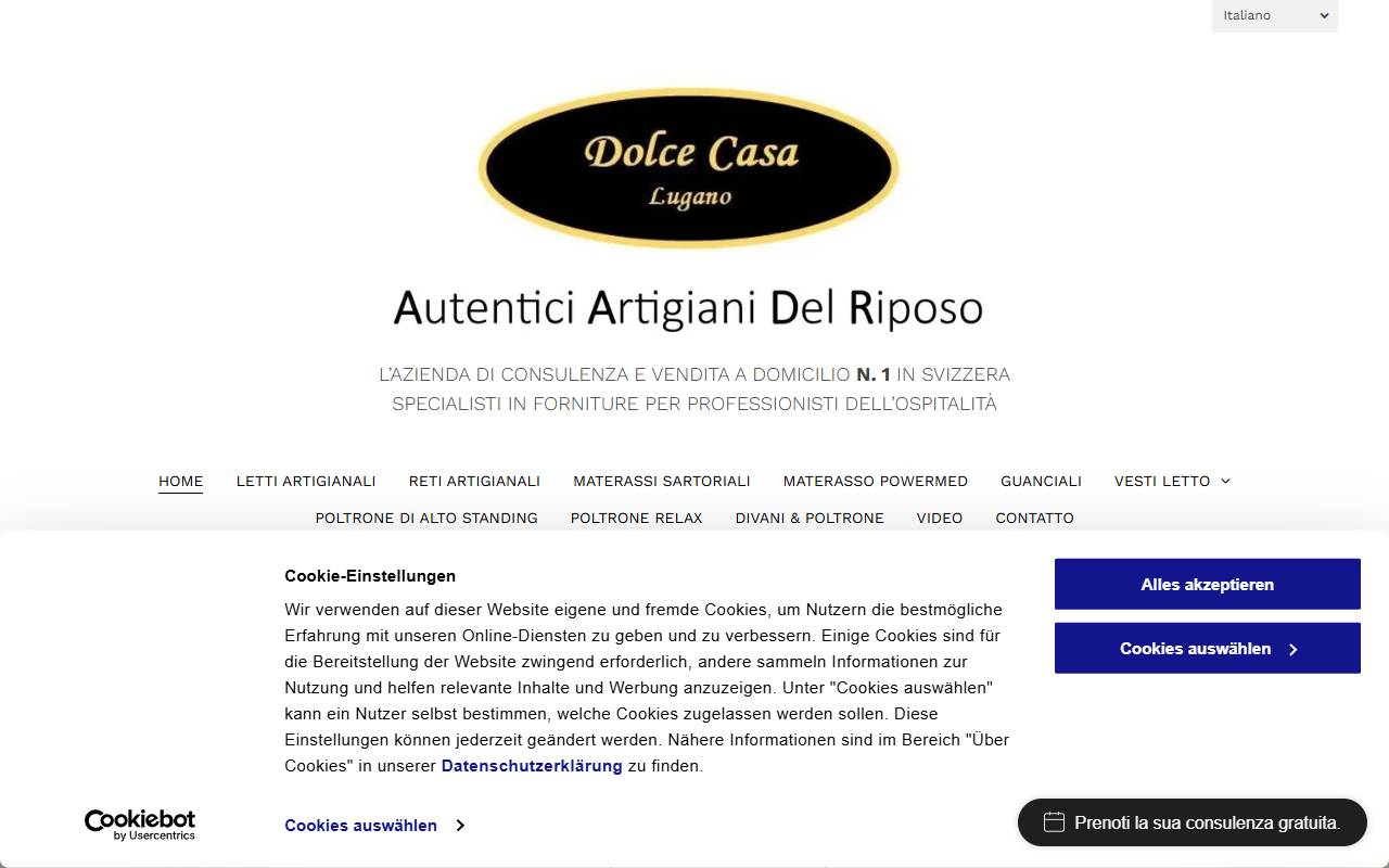 Anteprima del sito: Dolce Casa di Ernesto Barba