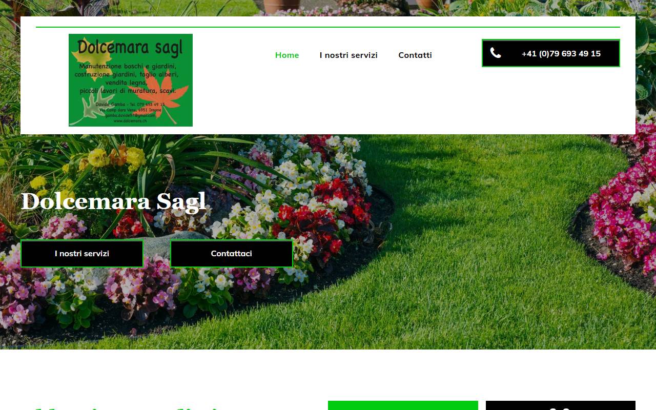 Anteprima del sito: dolcemara Sagl