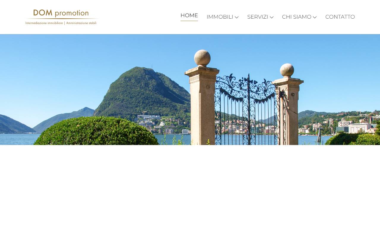 Anteprima del sito: DOM Promotion Sagl