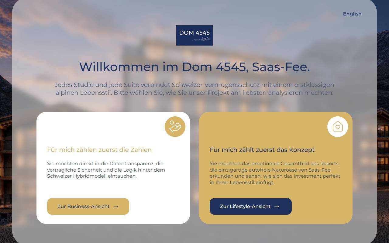 Anteprima del sito: Dom 4545 Holding SA