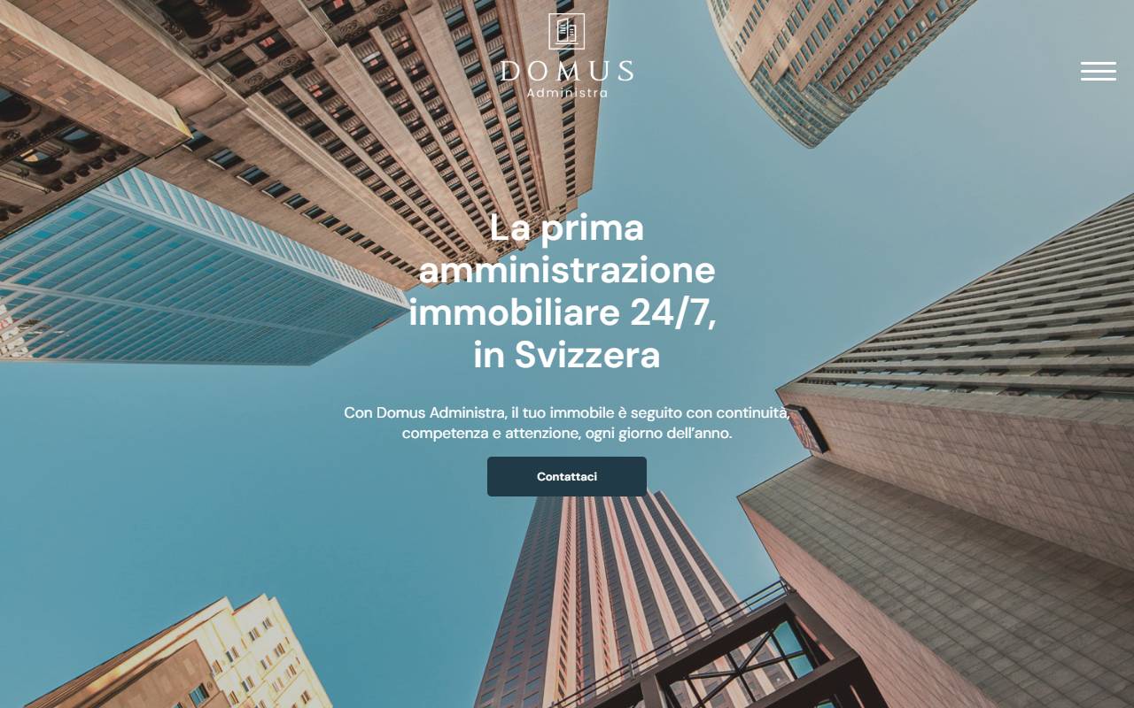 Anteprima del sito: Domus Administra SA