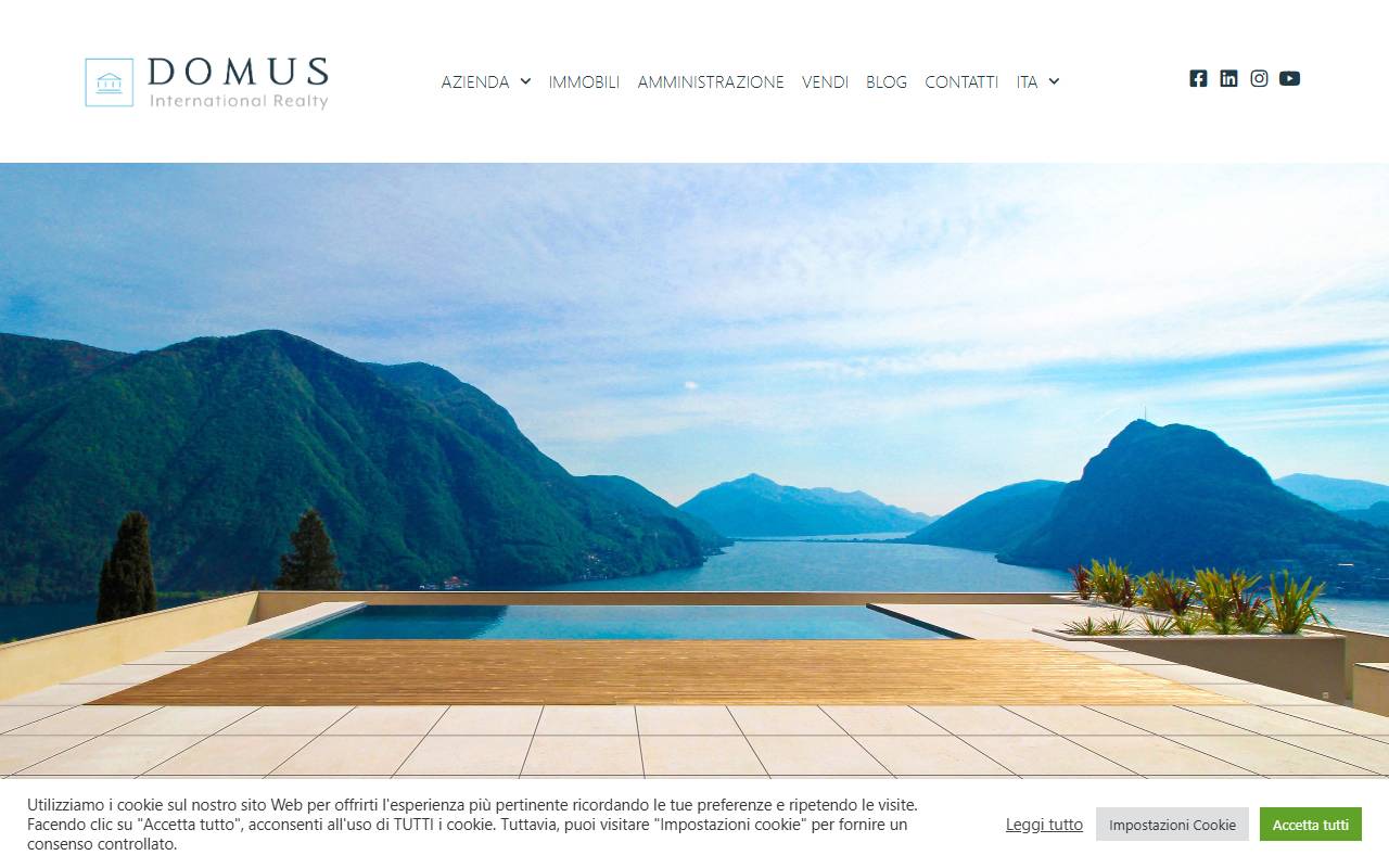 Anteprima del sito: DOMUS REALTY SAGL