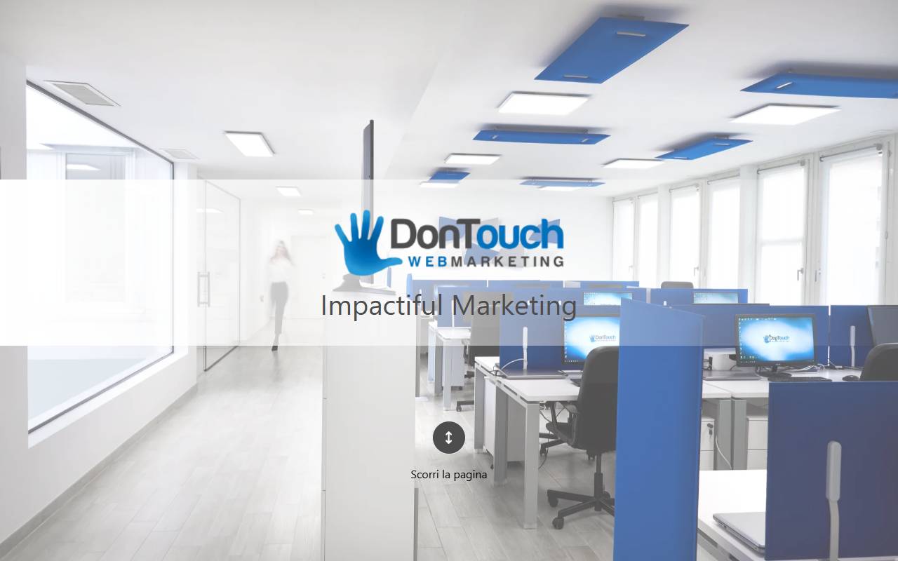 Anteprima del sito: DonTouch SA