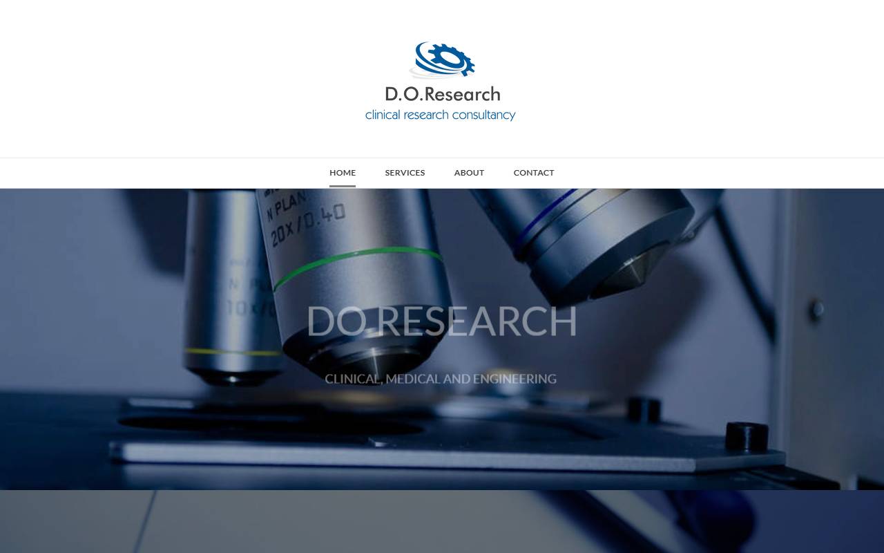 Anteprima del sito: D.O. Research Sagl