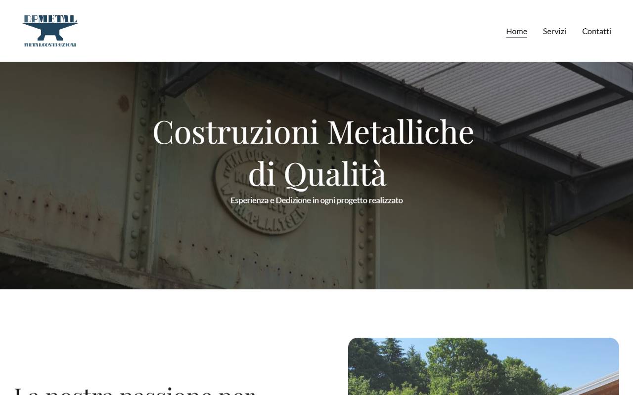 Anteprima del sito: DPMetal Demuru Pasquale