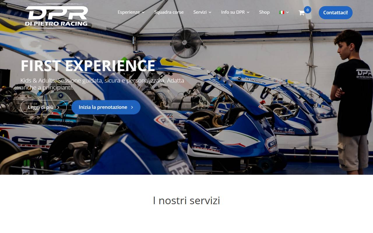 Anteprima del sito: DPR - Di Pietro Racing