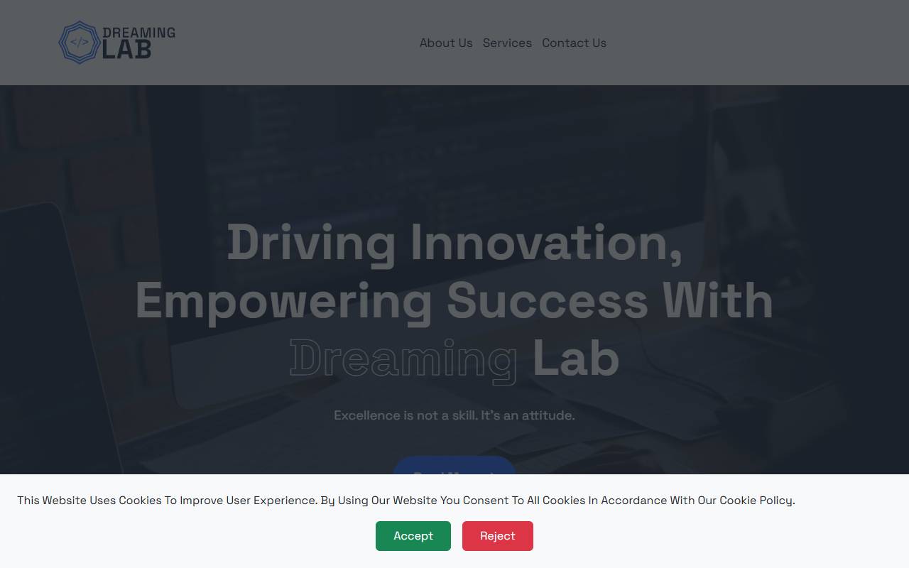Anteprima del sito: Dreaming Lab Sagl