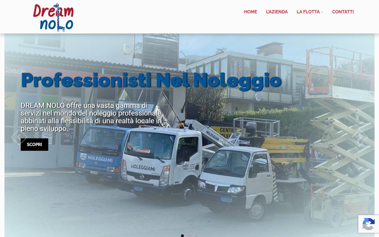 Anteprima del sito: DREAM NOLO Sagl