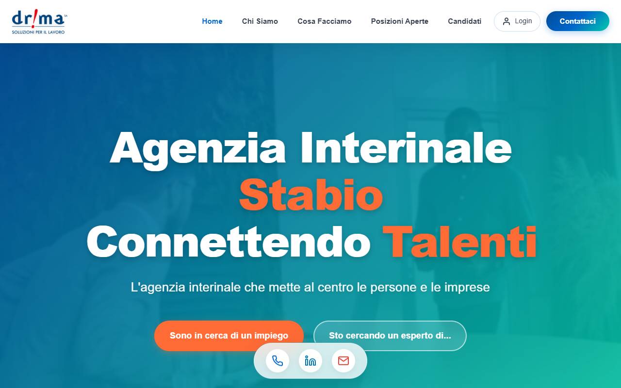 Anteprima del sito: DRIMA Stabio SA
