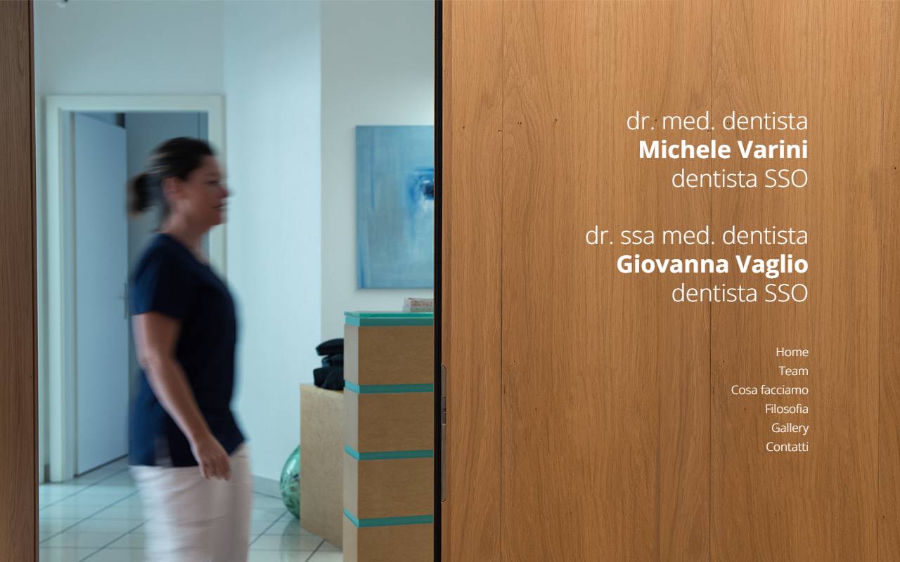 Anteprima del sito: Dr. Medico Dentista Michele Varini