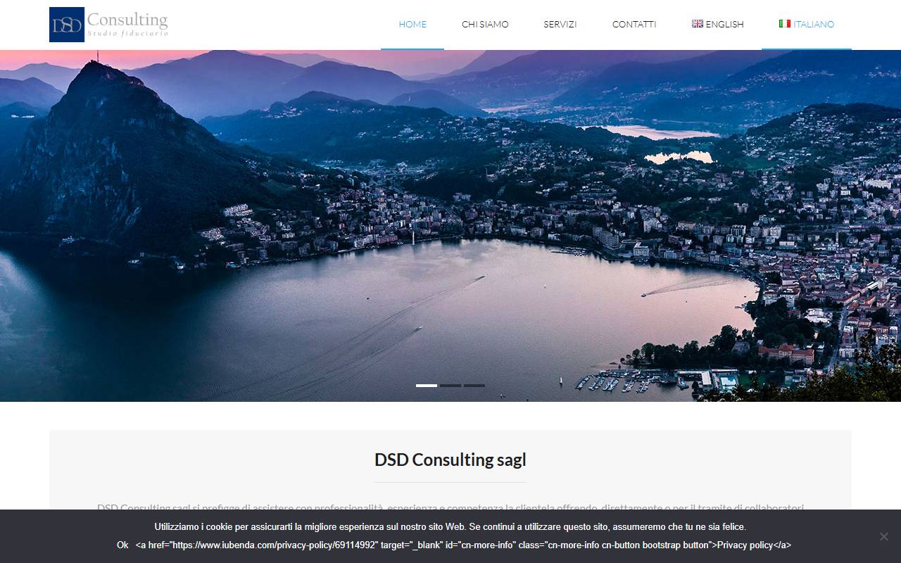 Anteprima del sito: DSD Consulting Sagl