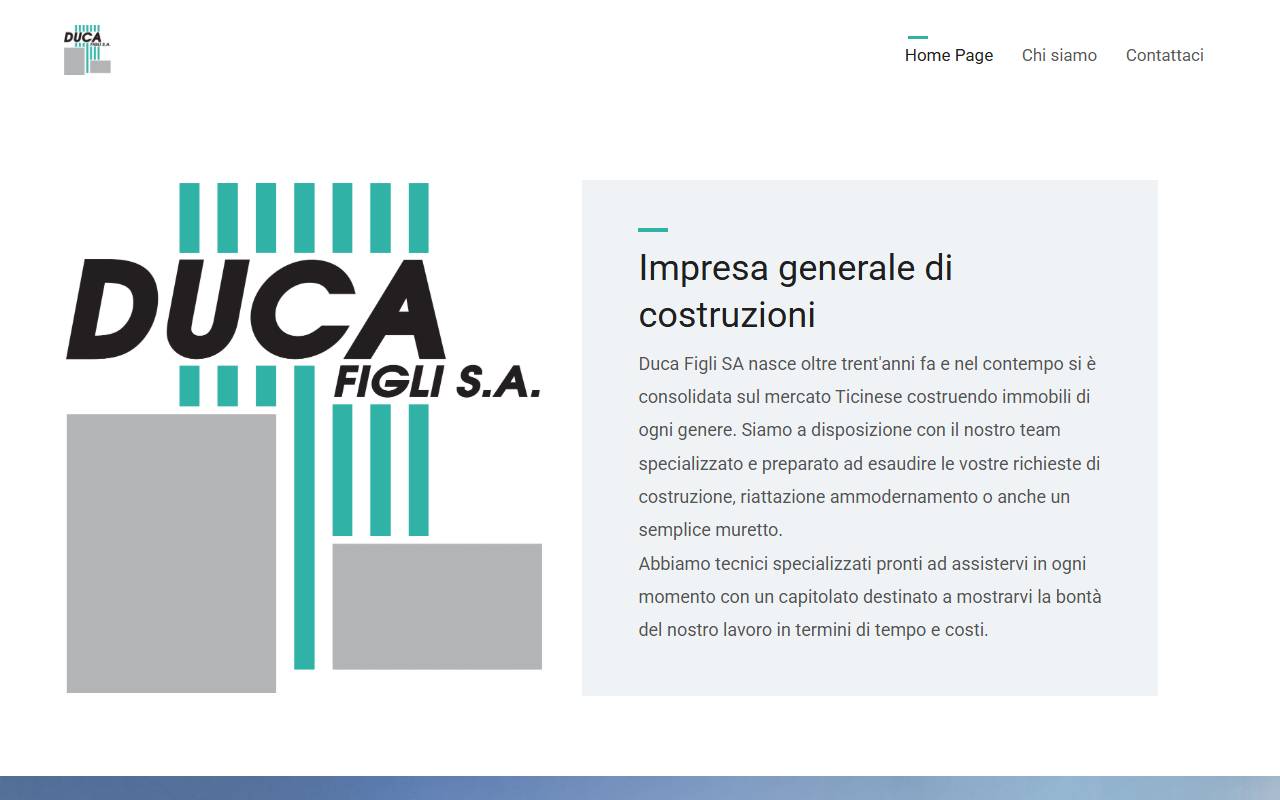 Anteprima del sito: Duca Figli SA