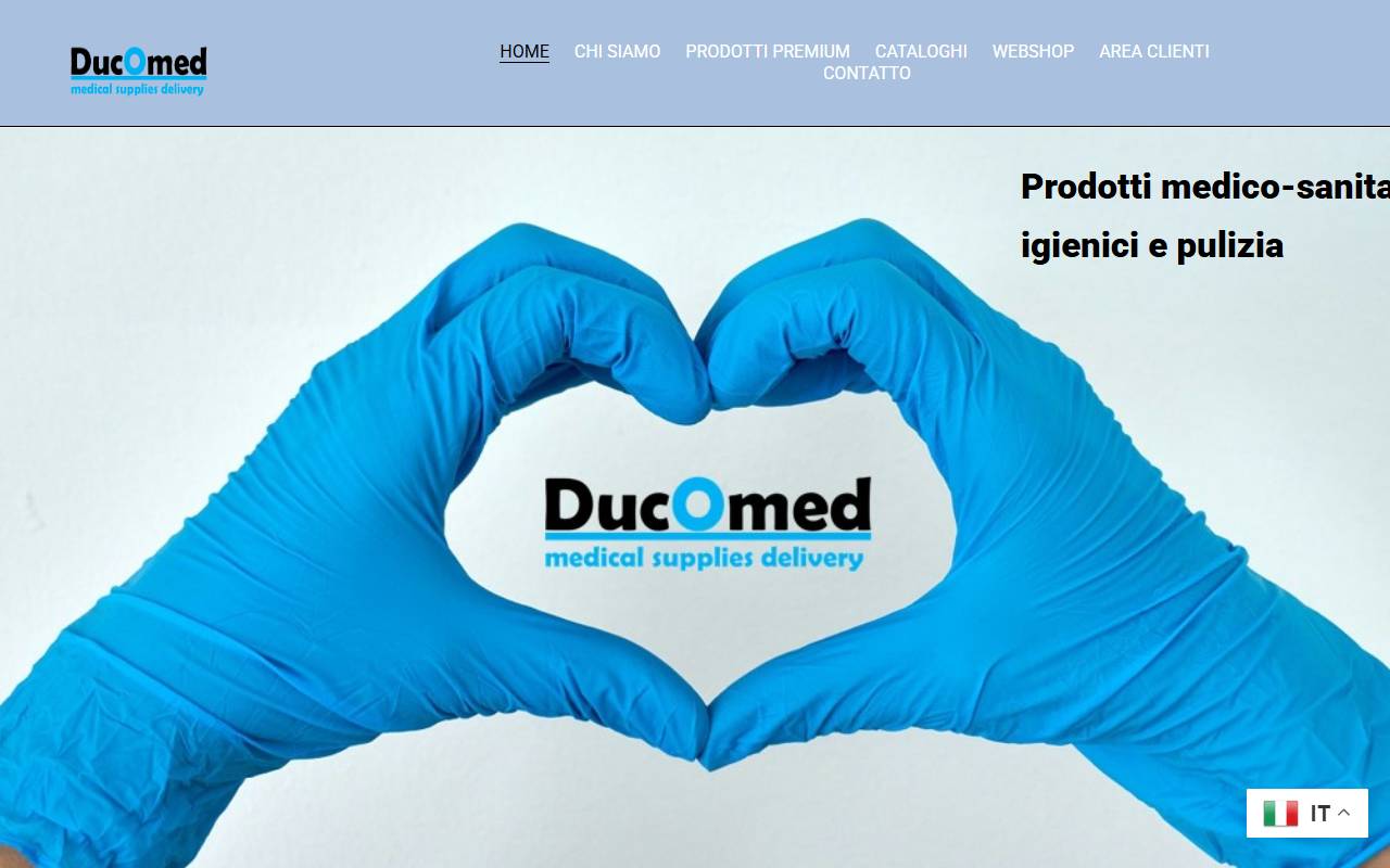 Anteprima del sito: Ducomed SA