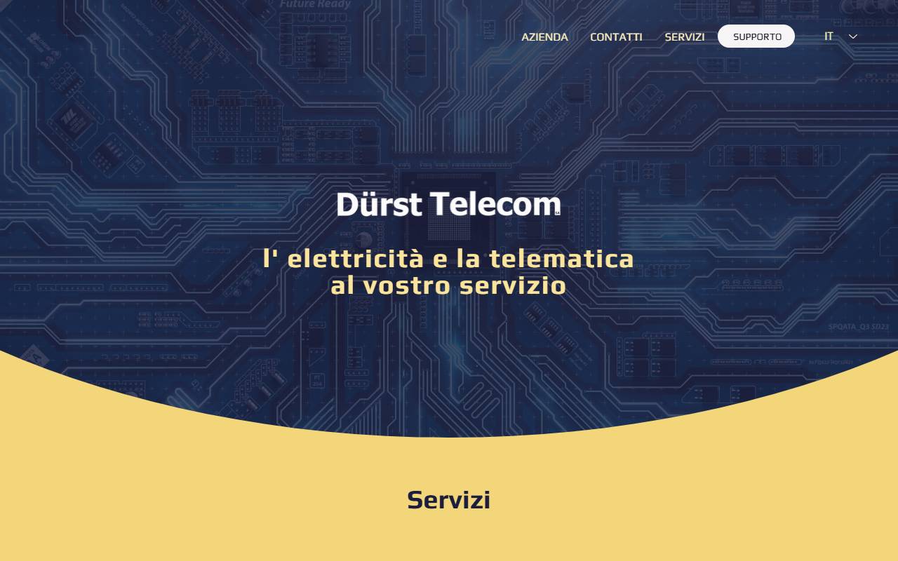 Anteprima del sito: Dürst Telecom SA