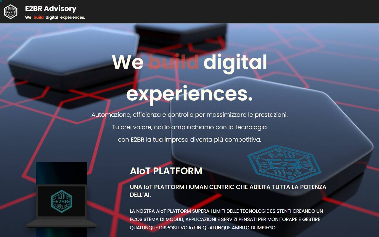 Anteprima del sito: E2BR-ADVISORY Sagl