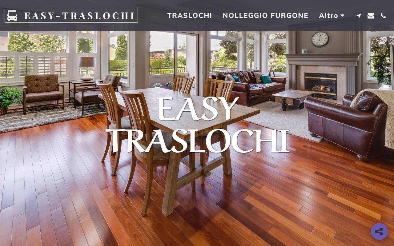Anteprima del sito: EASY-TRASLOCHI di Gelsomino Giuseppe