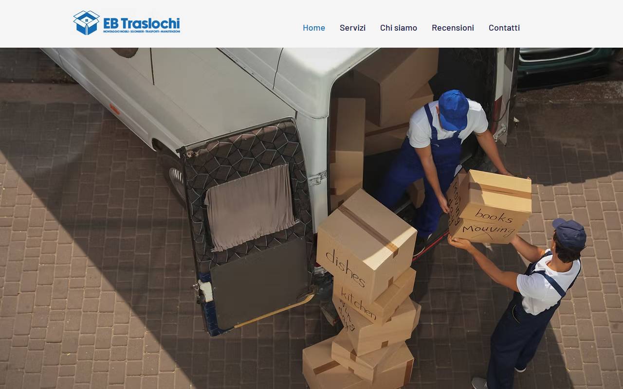 Anteprima del sito: TRASLOCHI E MONTAGGI MOBILI DI EUGEN BOGHIAN
