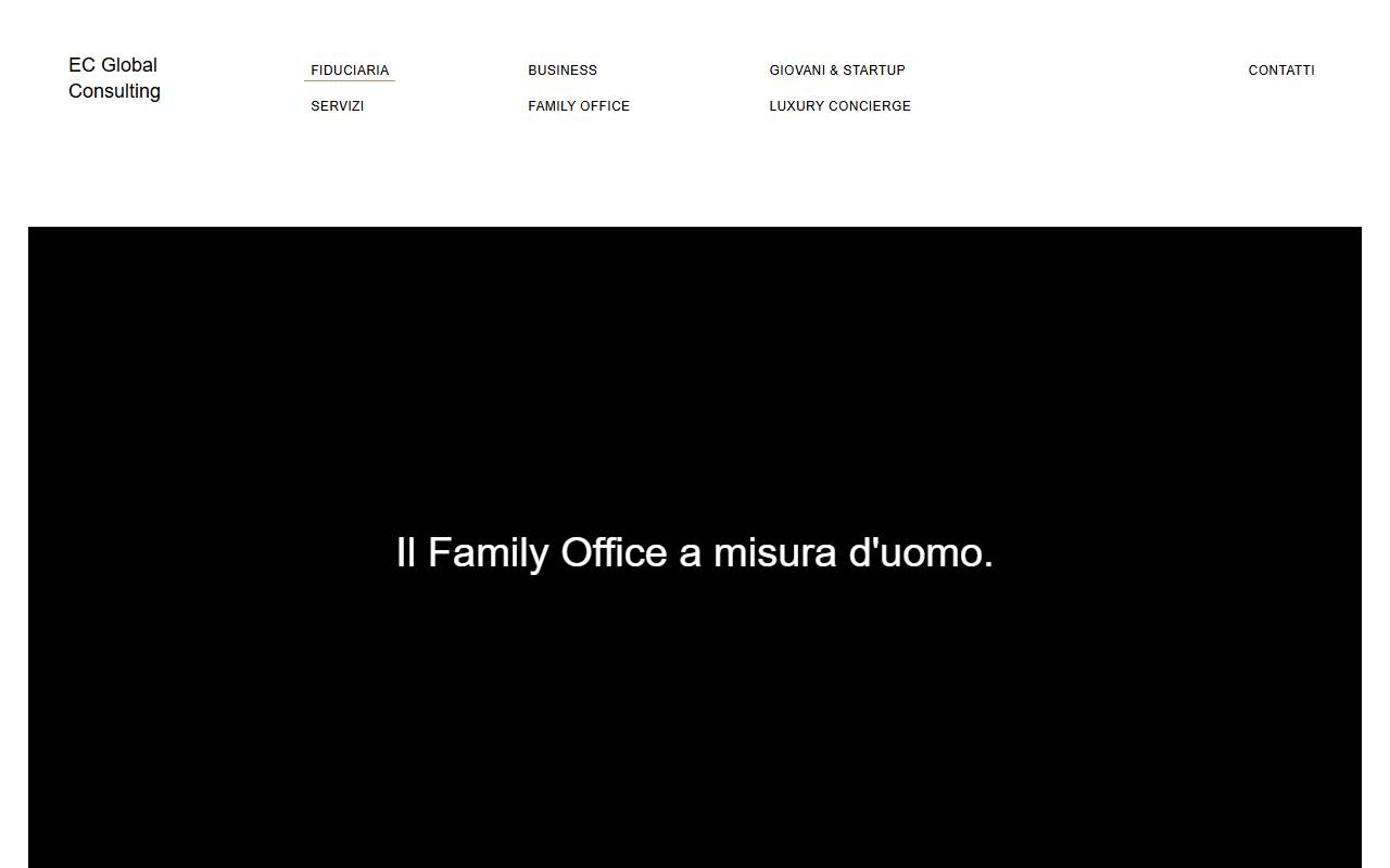 Anteprima del sito: EC Global Consulting Sagl