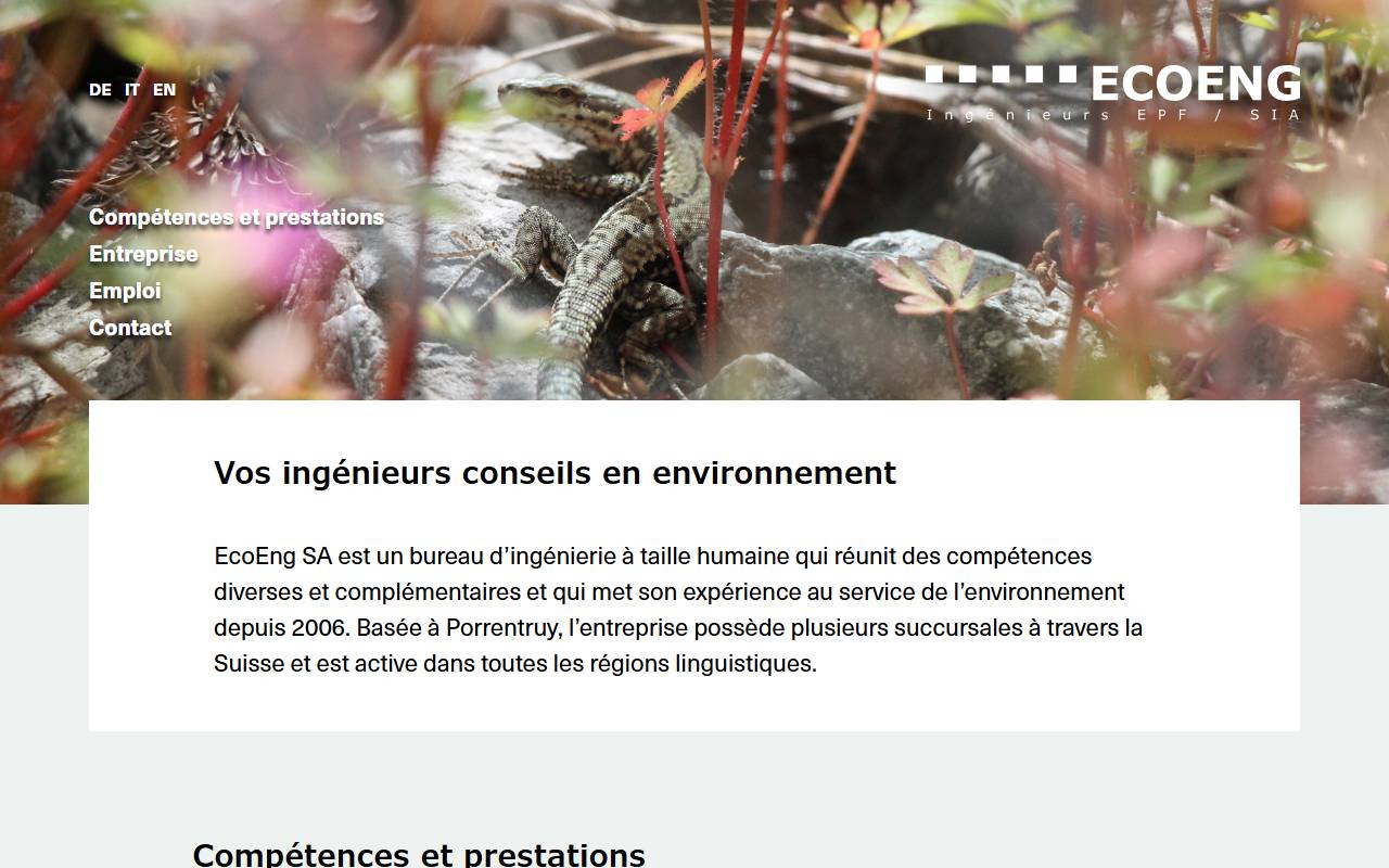 Anteprima del sito: EcoEng SA