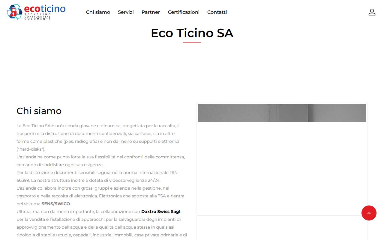 Anteprima del sito: Eco Ticino SA