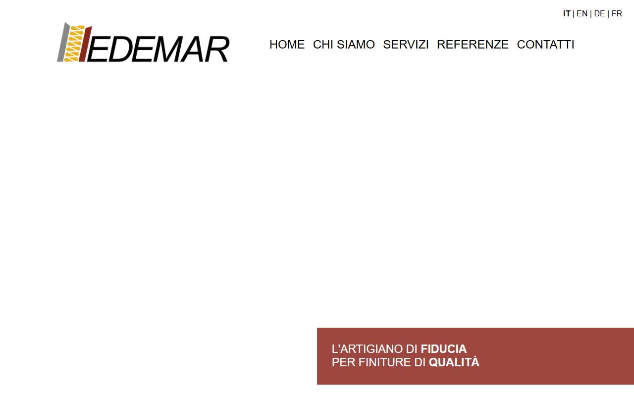 Anteprima del sito: EDEMAR Sagl