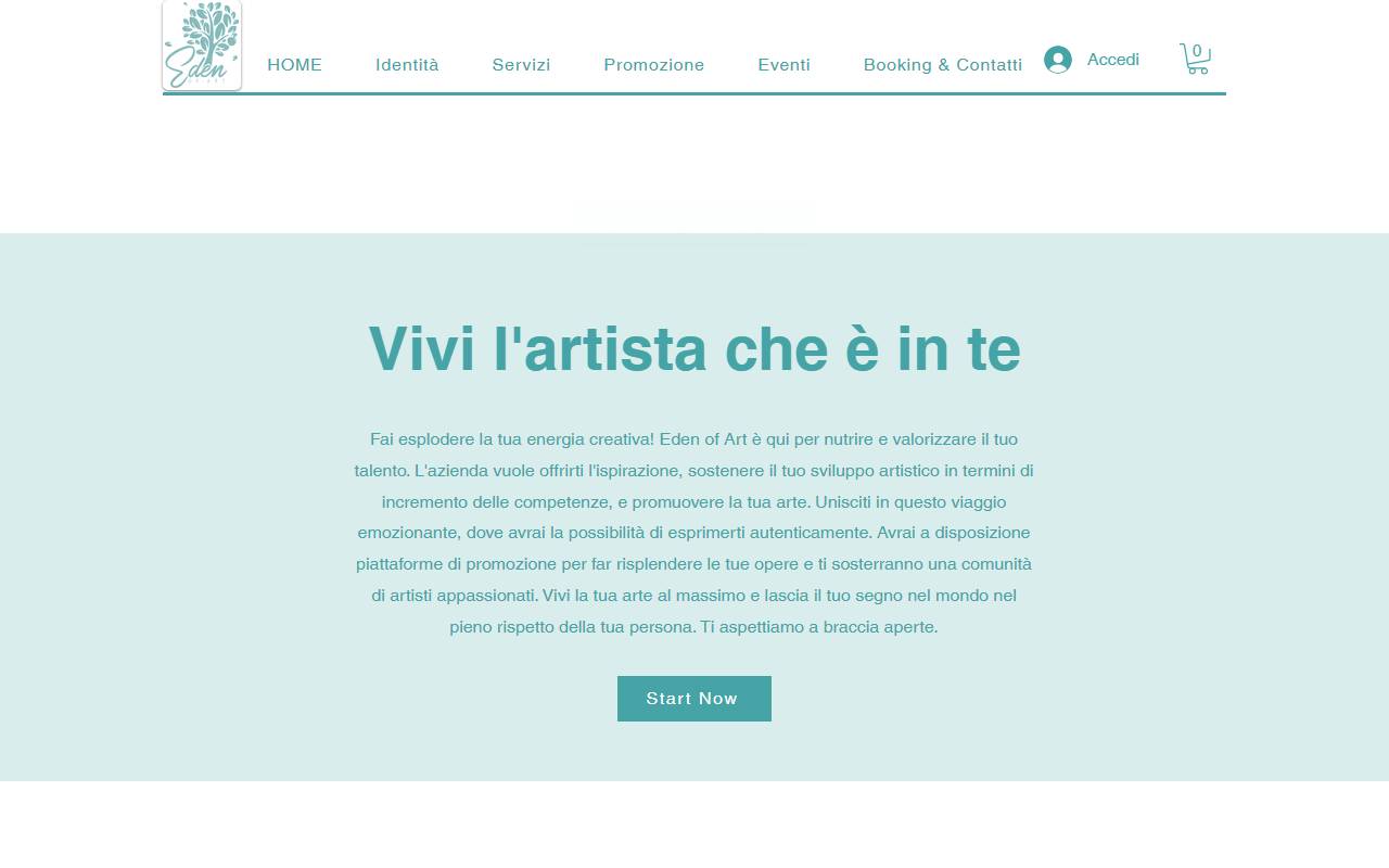 Anteprima del sito: Eden of Art Sagl