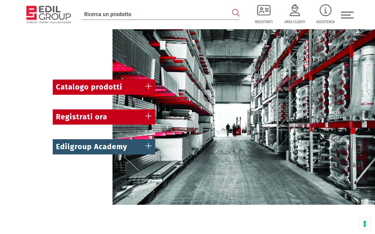 Anteprima del sito: Edilgroup SA