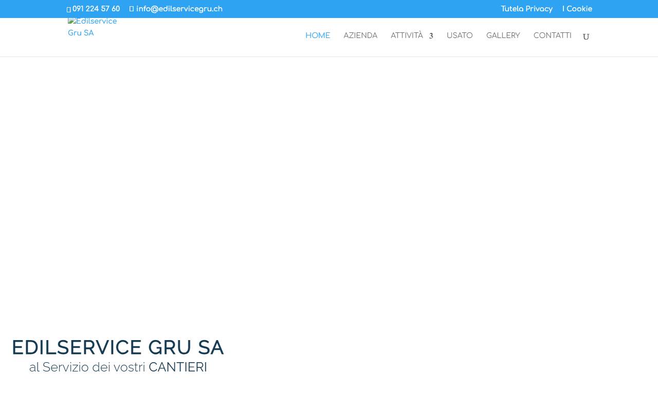 Anteprima del sito: Edilservice Gru SA