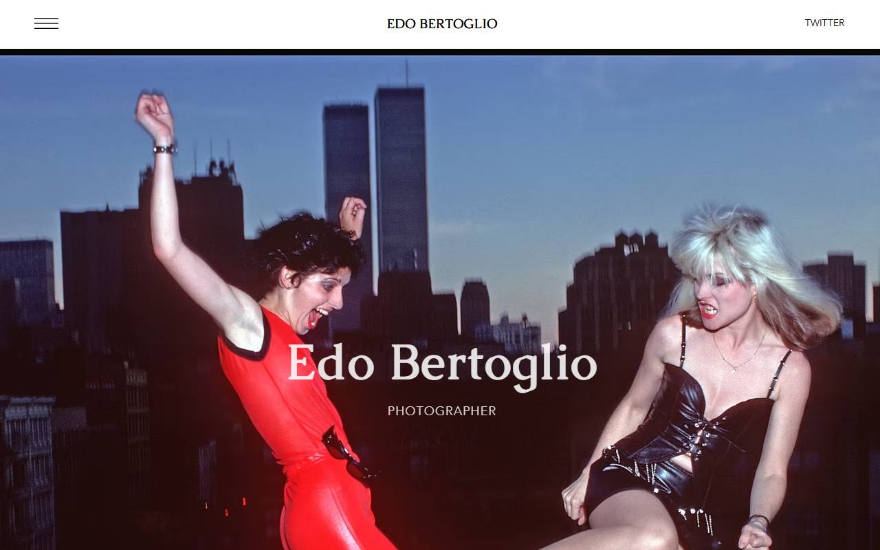 Anteprima del sito: Edo Bertoglio