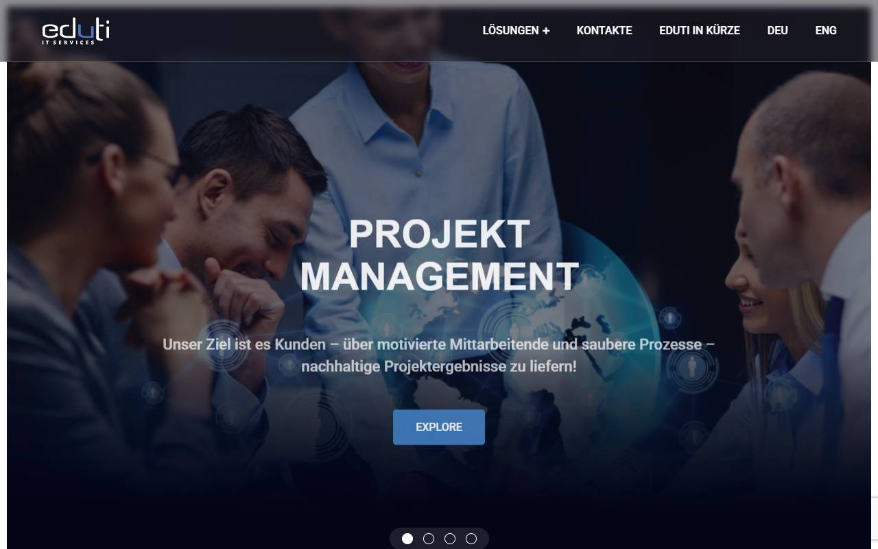 Anteprima del sito: EDUTI IT Services di N. Brignoli