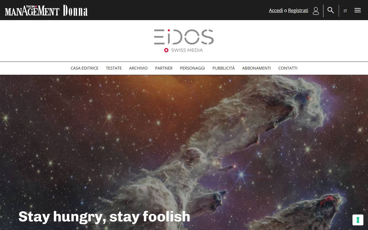 Anteprima del sito: Eidos Swiss Media Sagl