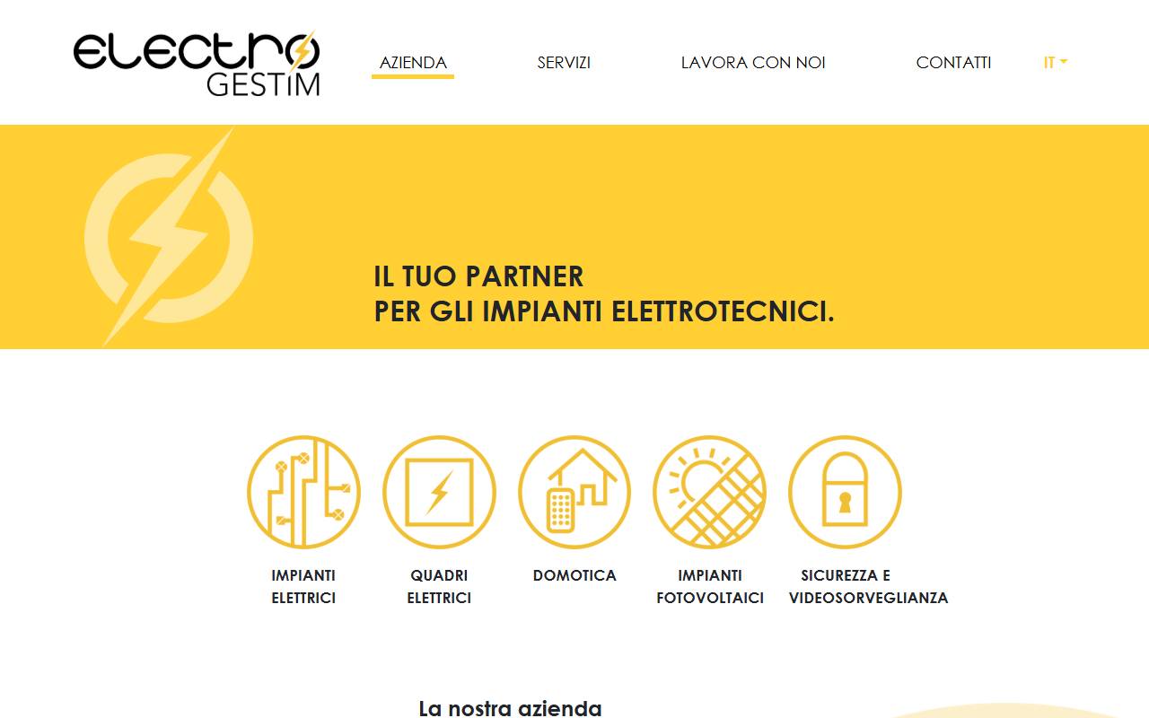 Anteprima del sito: Electrogestim Sagl