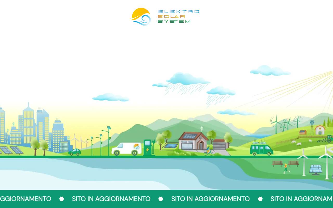 Anteprima del sito: Elektro Solar System Sagl