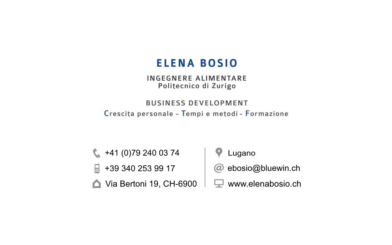 Anteprima del sito: Elena Bosio SA