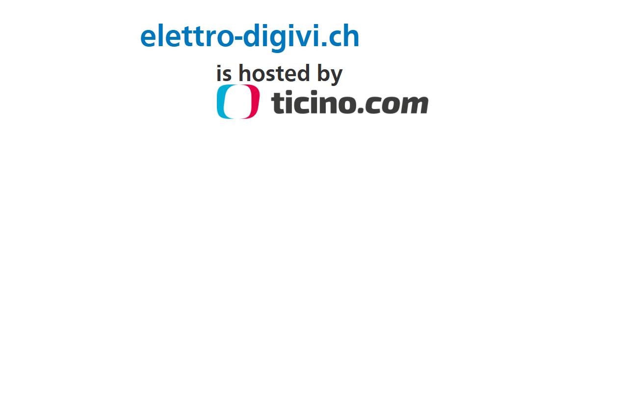 Anteprima del sito: Elettro DiGiVi Sagl