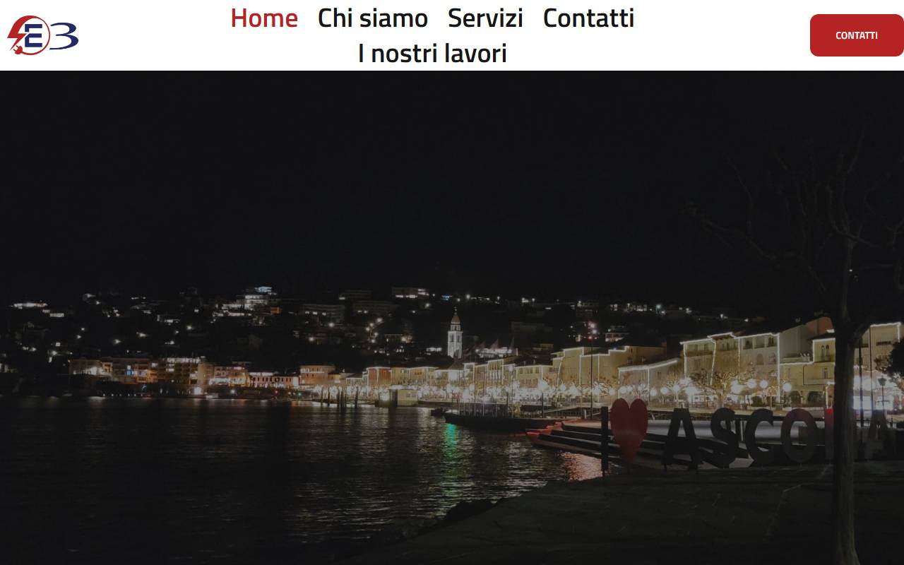 Anteprima del sito: Elettro 3 Sagl