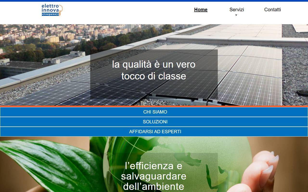 Anteprima del sito: ELETTROINNOVA SA